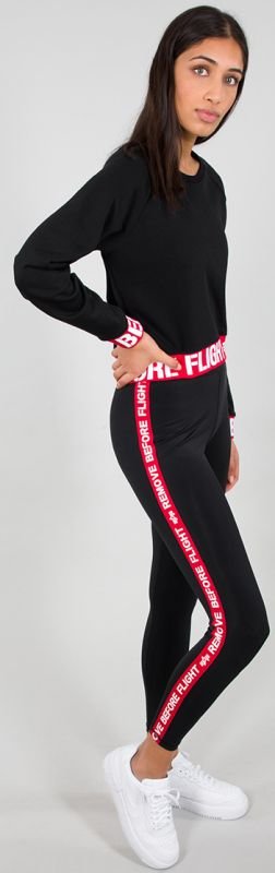 ALPHA INDUSTRIES Dámske legíny RBF Tape Leggings - čierne (126071/03)