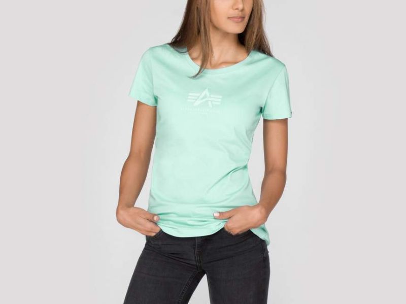 ALPHA INDUSTRIES Dámske tričko BASIC T - mint (176051/43)
