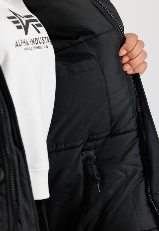 ALPHA INDUSTRIES Dámska bunda Polar Jacket - čierna (123002/03)