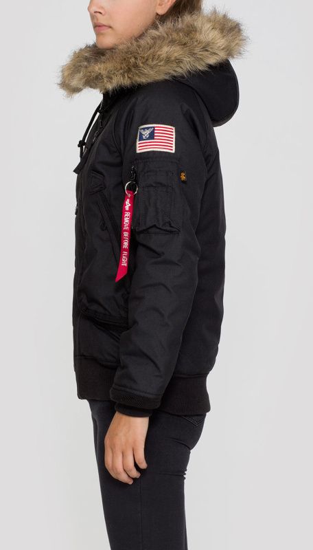 ALPHA INDUSTRIES Dámska bunda Polar Jacket SVL - čierna (158046/03)