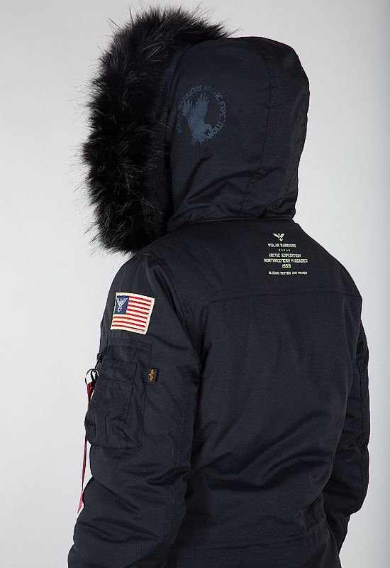 ALPHA INDUSTRIES Dámska bunda Polar Jacket - all black (123002/404)