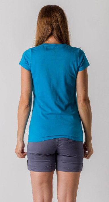 NORTHFINDER Dámske tričko AYLEEN - modré (107106-396)
