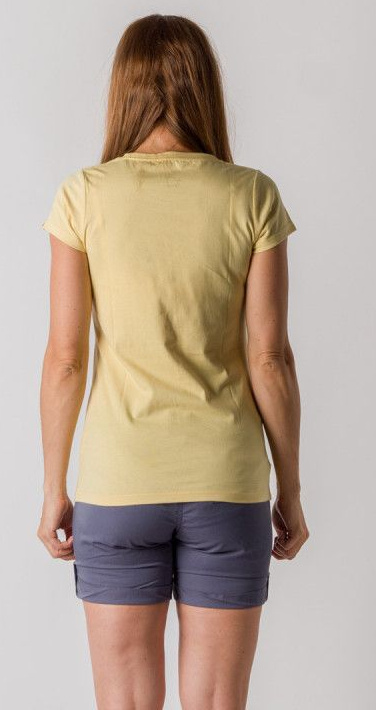 NORTHFINDER Dámske tričko AYLEEN - žlté (107106-440)