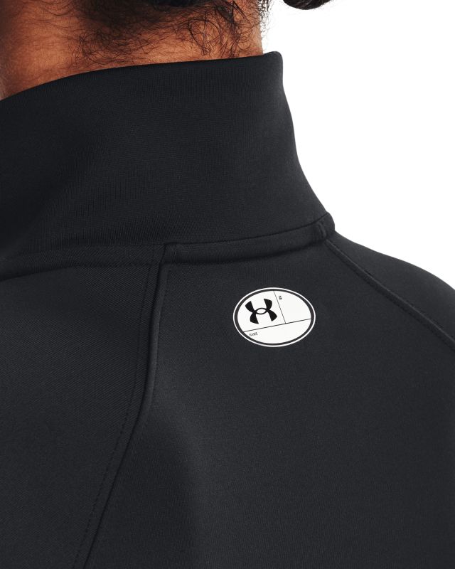 UNDER ARMOUR Dámske tričko s dlhým rukávom UA Authentics CG 1/2 Zip - čierne (1368699-001)