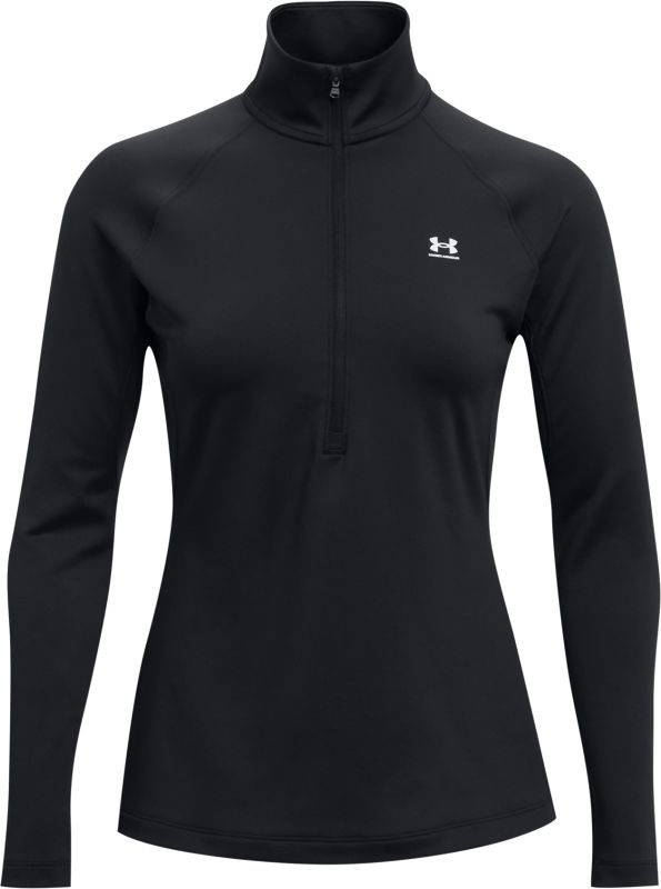 UNDER ARMOUR Dámske tričko s dlhým rukávom UA Authentics CG 1/2 Zip - čierne (1368699-001)