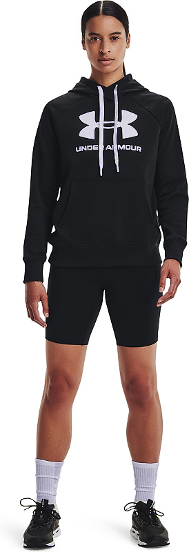 UNDER ARMOUR Dámska mikina Rival Fleece Logo - čierna (1356318-001)