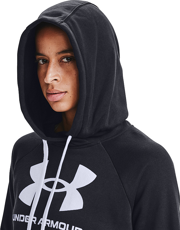 UNDER ARMOUR Dámska mikina Rival Fleece Logo - čierna (1356318-001)