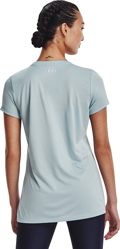 UNDER ARMOUR Dámske tričko Tech Solid Logo Arch - modré (1369864-478)