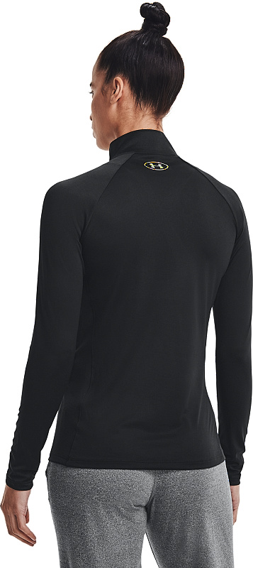 UNDER ARMOUR Dámske tričko s dlhým rukávom Tech 1/2 Zip - čierne (1320126-001)