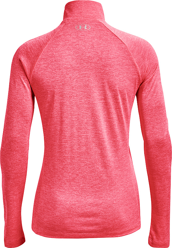 UNDER ARMOUR Dámske tričko s dlhým rukávom  Tech 1/2 Zip - Twist - ružové (1320128-653)