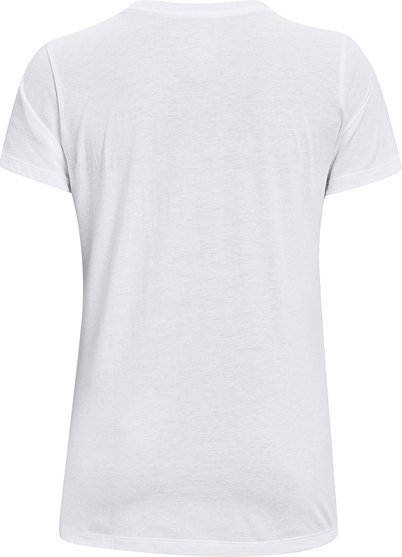 UNDER ARMOUR Dámske tričko UA SPORTSTYLE LOGO SS - biele (1356305-106)