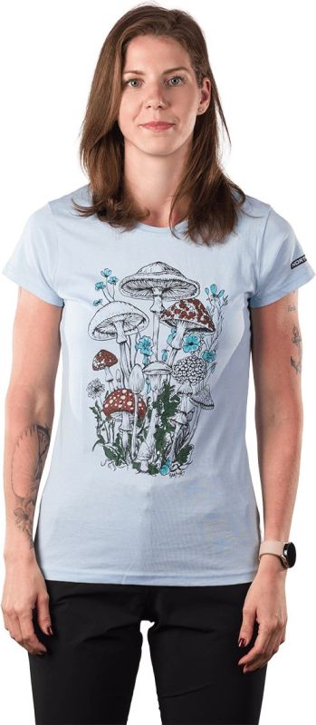 NORTHFINDER Dámske tričko TRYANNA - lightblue (108618-396)