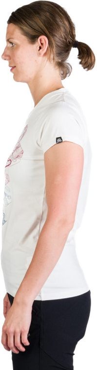 NORTHFINDER Dámske tričko SHERRY - white (107884-377)