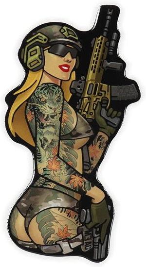 M-TAC Nálepka Tactical girl No4 Yakuza - color (51478003)