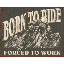 TIN SIGNS Retro plechová ceduľa Born To Ride (TSN1885)