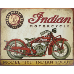 TIN SIGNS Retro plechová ceduľa Indian Scout Motorcycle (TSN1933)