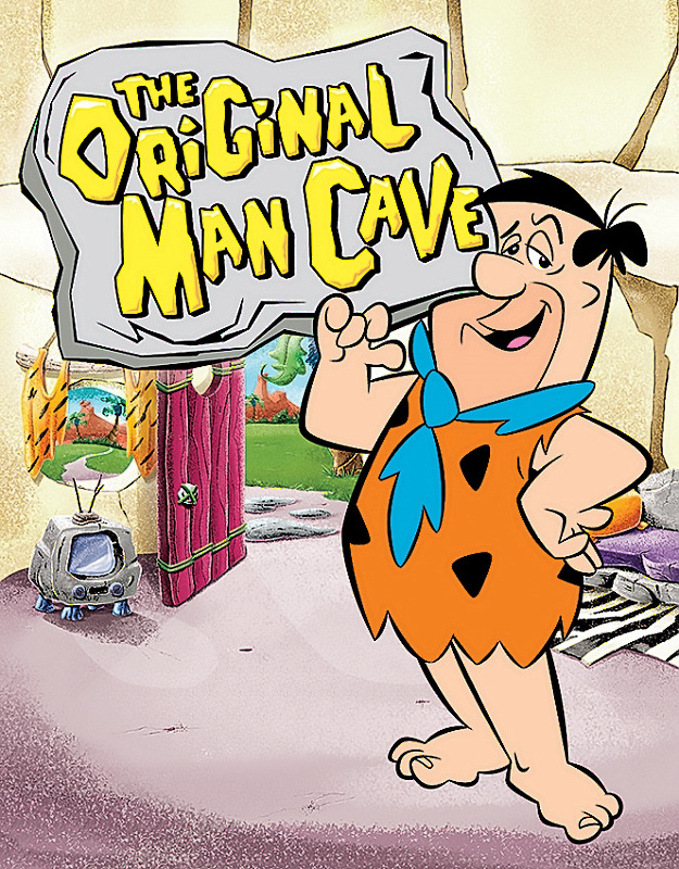TIN SIGNS Retro plechová ceduľa Flintstones Man Cave (TSN2084)