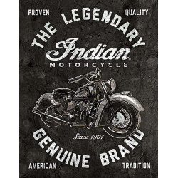 TIN SIGNS Retro plechová ceduľa Legendary Indian Motorcycle (TSN2300)