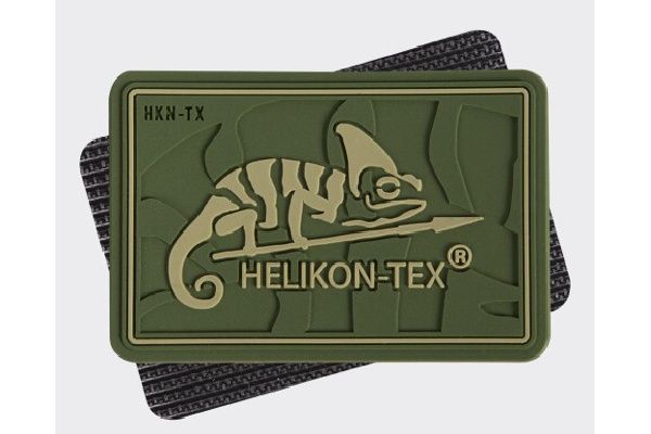 HELIKON 3D PVC Nášivka/Patch HELIKON-TEX Logo - olivová (OD-HKN-RB-02)