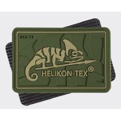 HELIKON 3D PVC Nášivka/Patch HELIKON-TEX Logo - olive green (OD-HKN-RB-02)