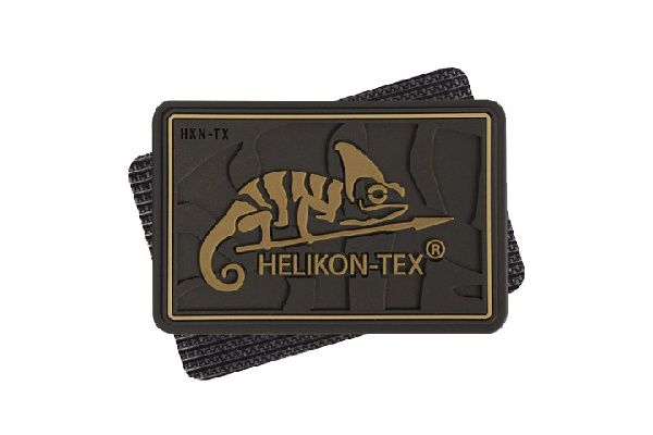 HELIKON 3D PVC Nášivka/Patch HELIKON-TEX Logo - coyote (OD-HKN-RB-11)