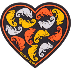 HELIKON 3D PVC Nášivka/Patch Heart - black (OD-HRT-RB-01)