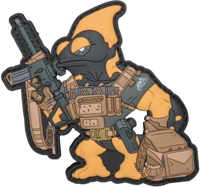 HELIKON 3D PVC Nášivka/Patch Chameleon Firearm Instructor - žltá/čierna (OD-CFI-RB-0126A)