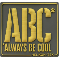 HELIKON 3D PVC Nášivka/Patch ABC Always Be Cool - green (OD-ABC-RB-82)