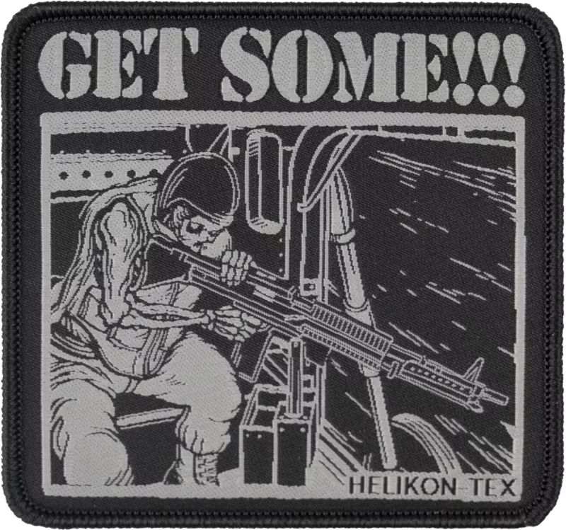 HELIKON Textilná Nášivka/Patch Get some! - black (OD-GTS-PO-01)