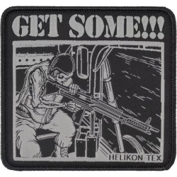 HELIKON Textilná Nášivka/Patch Get some! - black (OD-GTS-PO-01)