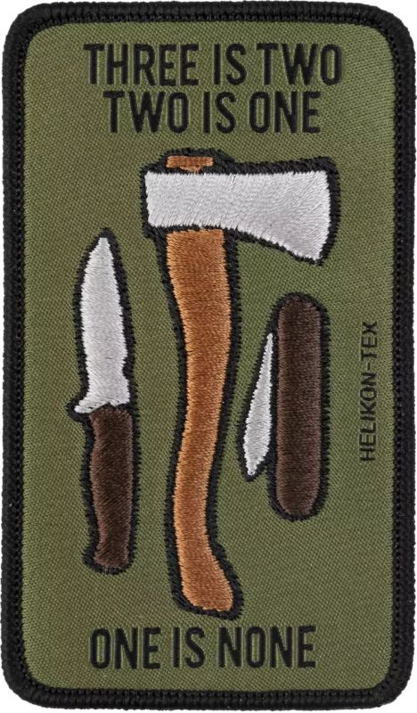 HELIKON Textilná Nášivka/Patch One is none - green (OD-OIN-PO-82)