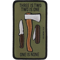 HELIKON Textilná Nášivka/Patch One is none - green (OD-OIN-PO-82)