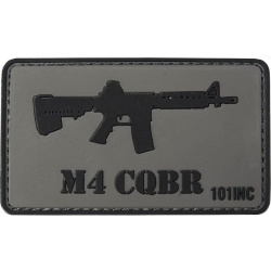 3D PVC Nášivka/Patch M4 CQBR - šedá