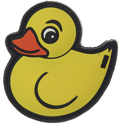 3D PVC Nášivka/Patch Rubber Duck - žltá