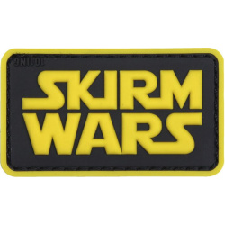 3D PVC Nášivka/Patch Skirm Wars - žltá