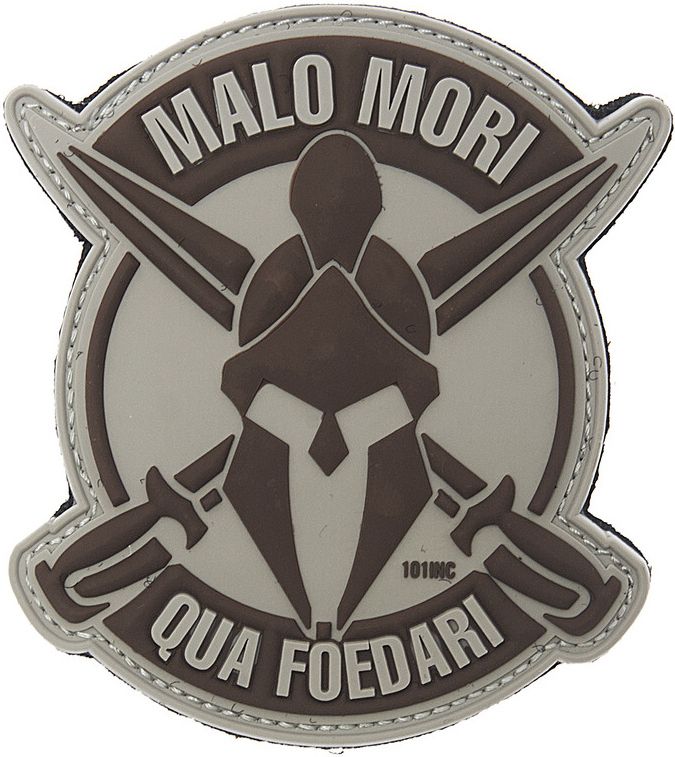 3D PVC Nášivka/Patch Malo Mori - desert