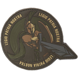 3D PVC Nášivka/Patch Legio patria nostra - olivová