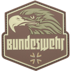 3D PVC Nášivka/Patch Bundeswehr - multicam