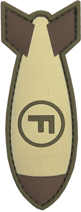 3D PVC Nášivka/Patch F. Bomb - coyote