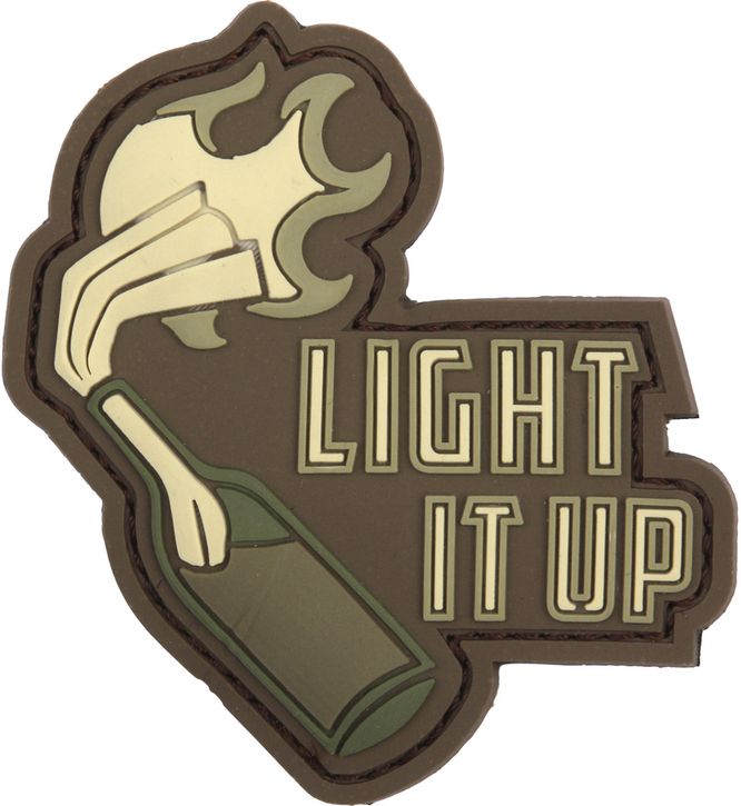 3D PVC Nášivka/Patch Light it up - multicam