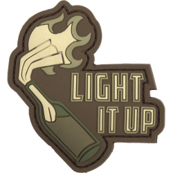 3D PVC Nášivka/Patch Light it up - multicam