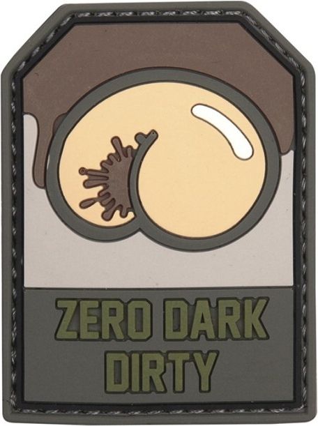 3D PVC Nášivka/Patch Zero Dark Dirty - multi