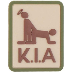 3D PVC Nášivka/Patch Killed in Action - multi