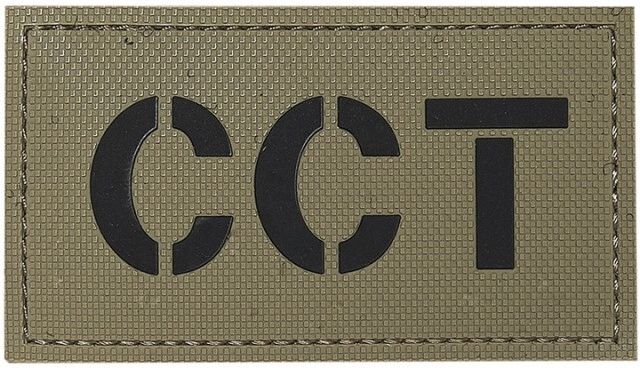 3D PVC Nášivka/Patch CCT - coyote