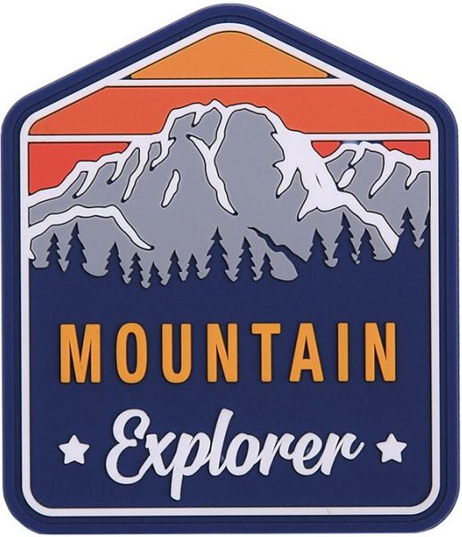 3D PVC Nášivka/Patch Mountain Explorer - farebná