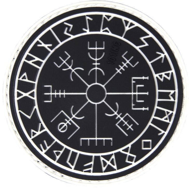 3D PVC Nášivka/Patch Protect shield - čierna