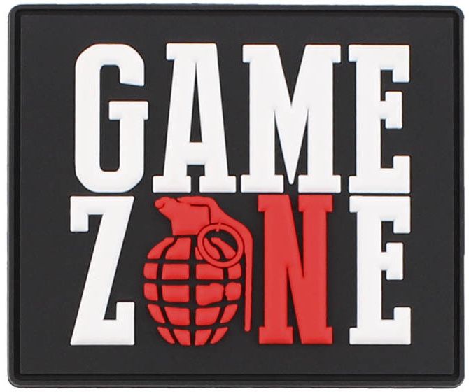 3D PVC Nášivka/Patch Game Zone