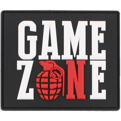 3D PVC Nášivka/Patch Game Zone