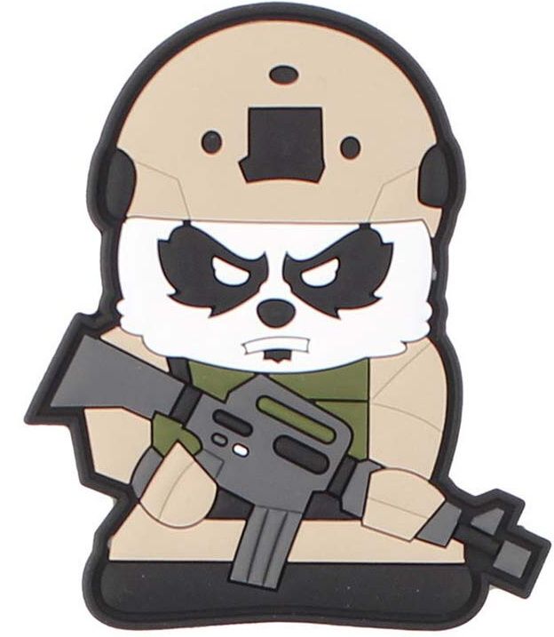 3D PVC Nášivka/Patch Tactical Panda