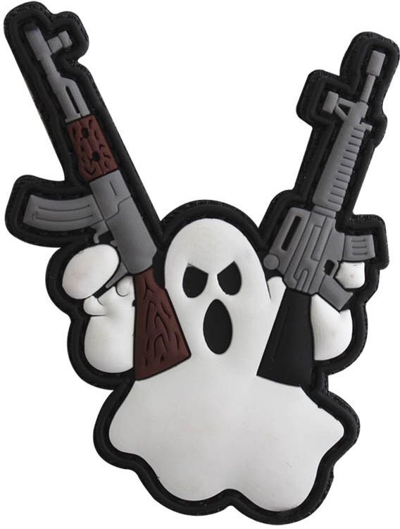3D PVC Nášivka/Patch Terror Ghost